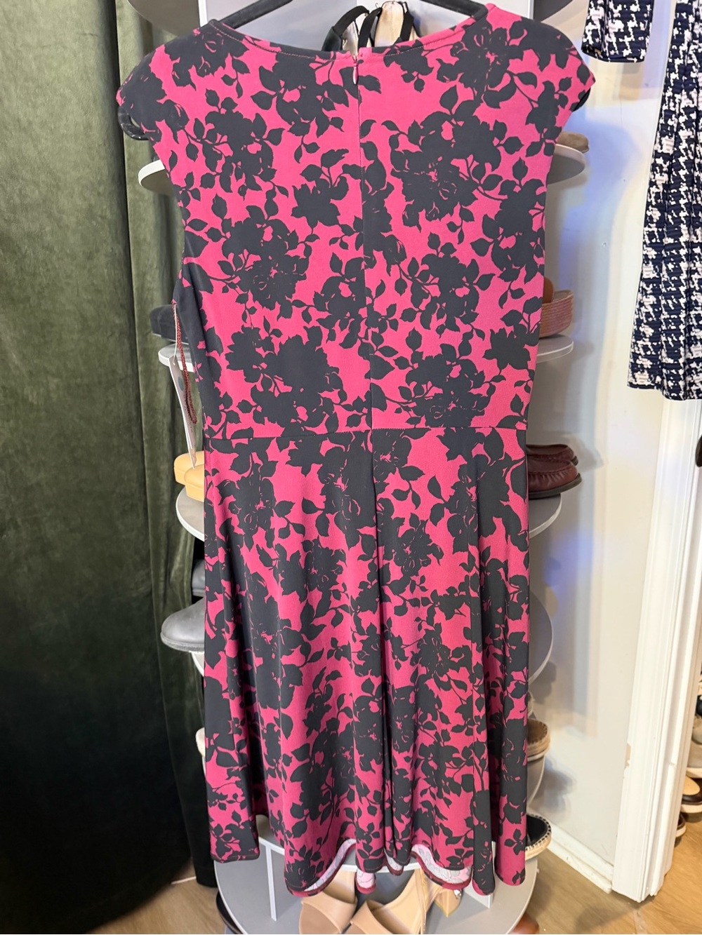Wisp Stitch Fix Wonen’s size 6 Wine Black Ceena Jersey Dress NWT